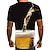 Χαμηλού Κόστους Ανδρικά 3D T-shirts-Ανδρικά Κοντομάνικα Μπλουζάκι 3D εκτύπωση Γραφική 3D Μπύρα Μεγάλα Μεγέθη Στρογγυλή Λαιμόκοψη Εξόδου Σαββατοκύριακο Κοντομάνικο Άριστος Βασικό Άνετο Μεγάλο και ψηλό Μαύρο Ανθισμένο Ροζ Χρυσό