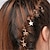 cheap Hair Jewelry-Women&#039;s Girls&#039; Hair Sticks Hair Jewelry For Christmas Wedding Party Evening Street Star Classic Alloy Silver Golden 5pcs