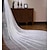 رخيصةأون طرحات الزفاف-طبقة واحدة ترف الحجاب الزفاف حجاب الكاتدرائية مع لون واحد تول