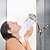 levne Sprchové hlavice s rukojetí-moderní chromová ruční sprcha - sprcha, sprchová hlavice