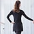 levne Oblečení na balet-prodyšný baletní top dělený ruching pevný dámský tréninkový výkon dlouhý rukáv vysoký modal