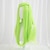 levne Kostýmová paruka-cosplay paruka 123 vlnitá střední část paruka 26 palcová fluorescenčně zelená jednobarevné syntetické vlasy 70 palcové dámský módní design černá
