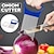 cheap Kitchen Utensils &amp; Gadgets-2PCS Onion Vegetables Slicer Cutting Tomato Slicer Cutting Aid Holder Guide Slicing Cutter Safe Fork Onion Cutter Kitchen Accessories