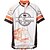 cheap Women&#039;s Cycling Clothing-21Grams® Men&#039;s Short Sleeve Cycling Jersey Summer Polyester White Bike Jersey Top Mountain Bike MTB Road Bike Cycling UV Resistant Quick Dry Sports Clothing Apparel / Athletic
