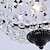 baratos Candeeiros de Lustre-30 cm Design Sputnik Design De Lanterna Design de lanterna Luzes Pingente Metal Estilo vintage Sputnik Industrial Acabamentos Pintados Vintage Estilo nórdico 110-120V 220-240V