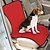 baratos Essenciais de Viagens para Cães-Gato Cachorro Cobertura de Cadeira Automotiva Capas para Bancos &amp; Acessórios Prova-de-Água Dobrável Durável Xadrez Sólido Têxtil Preto Vermelho Azul / Segurança