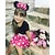 cheap Dresses-Toddler Girls&#039; Dress Polka Dot Short Sleeve Holiday Birthday Party Layered Cosplay Casual Costumes Cotton Tulle Tutu Dress Summer Red Fuchsia