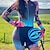 cheap Cycling Jersey &amp; Shorts / Pants Sets-Women&#039;s Long Sleeve Cycling Jersey with Shorts Triathlon Tri Suit Mountain Bike MTB Road Bike Cycling Winter Green Red Blue Patchwork Bike Clothing Suit Spandex Polyester Breathable Quick Dry Back