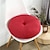 cheap Floor Pillows-Solid Color Four Seasons Thick Chair Cushion Cotton Crafts Tatami Cushion Student Dormitory Office Breathable Seat Cushion Outdoor Faux Linen Cushion for Sofa Couch Bed Chair