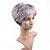 preiswerte Trendige synthetische Perücken-Synthetische Perücken Glatt Gerade Perücke Kurz Grau Synthetische Haare Damen Grau