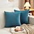 cheap Textured Throw Pillows-Decorative Toss Pillows Cotton Classic Solid Colored Warm Comfortable Pillow Case Cover Living Room Bedroom Sofa Cushion Cover Outdoor Cushion for Sofa Couch Bed Chair Pink Blue Sage Green Purple