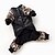 cheap Dog Clothes-Dog Costume Jumpsuit Puppy Clothes Police / Military Cosplay Winter Dog Clothes Puppy Clothes Dog Outfits Black Costume for Girl and Boy Dog Cotton XS S M L XL
