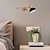 halpa LED-seinävalaisimet-lightinthebox led-seinävalaisin moderni pohjoismainen tyyli musta kultainen kääntövarsi valot olohuone makuuhuone alumiiniseos seinävalaisin 110-120v 220-240v