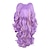 Недорогие Парики из искусственных волос-косплей костюм парик синтетический парик сладкая лолита вьющиеся волнистые свободные волны натуральные волны вьющийся парик синий / черный радуга фиолетовый / синий розовый / светлый розовый синий