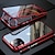 abordables Carcasas iPhone-teléfono Funda Para Apple adsorción magnética iPhone 15 14 Pro Max 13 12 11 Pro Max Mini X XR XS 8 7 Plus Protector de cuerpo completo Protector de lente de cámara con película de vidrio de pantalla