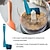 economico Utensili e gadget da cucina-raschietto rotante spatola rotante cucchiaio porzionatore robot da cucina utensile da cucina plastica dura per bimby tm6 / tm5 / tm31 tamburi di miscelazione
