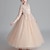 tanie Sukienki imprezowe-Dziecięca sukienka dla małych dziewczynek kwiatowy tiulowa sukienka z siateczki biała maxi z długim rękawem śliczne sukienki dzień dziecka regularny krój