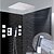billige Luksustakdusj-Dusjsett Sett - Regndusj Moderne Krom Vægmonteret Keramisk Ventil Bath Shower Mixer Taps / Messing