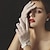 levne Svatební rukavice-Tyl Délka obleku Rukavice Elegantní / minimalistický styl S Umělé perly Svatební / party rukavice