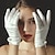 billige Bryllupshandsker-Satin Håndledslængde Handske Klassisk / Elegant / Formelt Med Imiterede Perler / Krystal / Rhinsten Bryllup / festhandske
