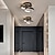 baratos Luzes de teto reguláveis-1-ligh 22,5 cm luz de teto led moderno estilo simples quarto sala de estar personalidade criativa formas geométricas formas geométricas dimerizáveis alpendre na iluminação da porta 18w