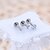 cheap Body Jewelry-titanium clear cz labret lip ring studs cartilage helix tragus earring nose studs piercing jewelry 2mm 3mm 4mm