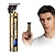billiga Rakning och hårborttagning-hårklippare för män hårtrimmer zero gapped sladdlös professionell frisyr&amp;amp; grooming kit för män uppladdningsbar led display
