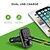 abordables Kits Bluetooth/mains libres pour voiture-bt72 voiture bluetooth mp3 lecteur de musique numérique grand écran fm transmetteur mains libres appel double usb voiture mp3 player