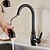 cheap Pullout Spray-Kitchen faucet - Single Handle One Hole Electroplated Pull-out / Pull-down / Tall / High Arc Centerset Contemporary Kitchen Taps