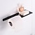 cheap Toilet Paper Holders-Stainless Steel Toilet Paper Holder New Design Tray Paper Roll Holder Bathroom Shelf Wall Mounted Matte Black 1pc