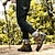 זול נעלי טיולים-בגדי ריקוד גברים מגפיים נעלי טיולים נעלי טרקים טיפוס הליכה יום יומי יומי PU נושם ללא החלקה ללבוש הוכחה שרוכים שחור ירוק צבא חום סתיו