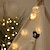 abordables Guirlandes Lumineuses LED-1.5m 10leds guirlande de fées LED coquille romantique guirlande lumineuse lampe de vacances pour la fête de noël mariage maison décoration intérieure blanc chaud éclairage batterie aa batterie