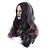 halpa Räätälöidyt peruukit-synteettinen peruukki body wave pomppiva kihara keskiosa peruukki pitkä sateenkaari synteettiset hiukset naisten pehmeät korostetut / balayage hiukset pörröinen sekoitettu väri