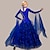 cheap Ballroom Dancewear-Ballroom Dance Dress Embroidery Appliques Crystals / Rhinestones Women&#039;s Training Performance Long Sleeve Organza Ice Silk