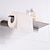 billige Toiletpapirholdere-rustfrit stål toiletpapirholder nyt design bakke papirrulleholder badeværelseshylde vægmonteret mat sort 1stk