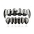 Χαμηλού Κόστους Κοσμήματα Σώματος-Σετ δοντιών / Γκριλ δοντιών Χιπ χοπ Όλα Κοσμήματα Σώματος Για Πάρτι Απόκριες Μοντέρνο Στυλ Γεωμετρική Χαλκός Μαύρο κυνόδοντο όπλο (σετ) Όπλα μαύρα επίπεδα δόντια (σετ) Τριαντάφυλλα χρυσά δόντια (σετ)