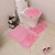 Недорогие Маты и коврики-Набор ковриков для ванной комнаты нескользящие полиэфирные коврики для ванной из волокна, шелка, шерсти, 3 шт.