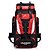 cheap Backpacks &amp; Bags-70 L Hiking Backpack Rucksack Rain Waterproof Dust Proof Skidproof Compact Shockproof Outdoor Camping / Hiking Hunting Climbing Traveling Nylon Waterproof Material Red Orange Black / Yes