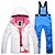 cheap Ski Wear-ARCTIC QUEEN Women&#039;s Ski Jacket with Bib Pants Outdoor Winter Waterproof Windproof Warm Breathable Winter Jacket Bib Pants for Ski / Snowboard / Cotton / Solid Colored