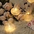 abordables Guirlandes Lumineuses LED-1.5m 10leds guirlande de fées LED coquille romantique guirlande lumineuse lampe de vacances pour la fête de noël mariage maison décoration intérieure blanc chaud éclairage batterie aa batterie