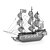 cheap 3D Puzzles-3D Metal Destroyer Model Ship Exquisite Hand-made Decompression Toys Stainless steel 192 pcs Adults Children&#039;s All Toy Gift