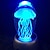 baratos Iluminação Noturna &amp; Decoração-Luz da noite candeeiro de mesa colorido medusa noite luz novela ofícios de cristal led night lamp atmosfera luminosa luz gife