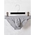cheap Men&#039;s Briefs Underwear-Men&#039;s Normal Low Waist Stretchy Basic Briefs Underwear 1 PC Comfortable Solid Color Briefs Light Blue White M