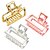 cheap Hair Styling Accessories-1 pack small metal hair claw clips hair catch barrette jaw clamp for women half bun hairpins for thick hair
