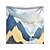 voordelige Tapeçarias de Parede-Wall Tapestry Art Decor Blanket Curtain Hanging Home Bedroom Living Room Decoration Polyester Abstract Mountains Sunrise Sunset Oil Painting Pattern