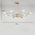 billige Globedesign-88 cm LED lysekrone anheng lys krystall Desgin gull innfelt lys metall galvanisert moderne 110-120V 220-240V