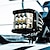 tanie Światła samochodowe przeciwmgłowe-Samochód LED Światło przeciwmgielne Reflektor Stroboskop Żarówki Na Univerzál Freelander Grand Cherokee Wszystkie roczniki