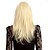tanie starsza peruka-blond peruki dla kobiet peruka syntetyczna falista falista peruka blond średniej długości blond włosy syntetyczne blond;
