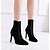 cheap Dance Boots-Women&#039;s Jazz Shoes Modern Shoes Dance Boots Tango Shoes Performance Training Heel Slim High Heel Zipper Adults&#039; Black Beige