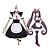 cheap Anime Cosplay-Inspired by NEKOPARA chocolate Anime Cosplay Costumes Japanese Cosplay Suits Dress Socks Bow For Women&#039;s / Tail / Hat / Headwear / Wristlet / Bow Tie